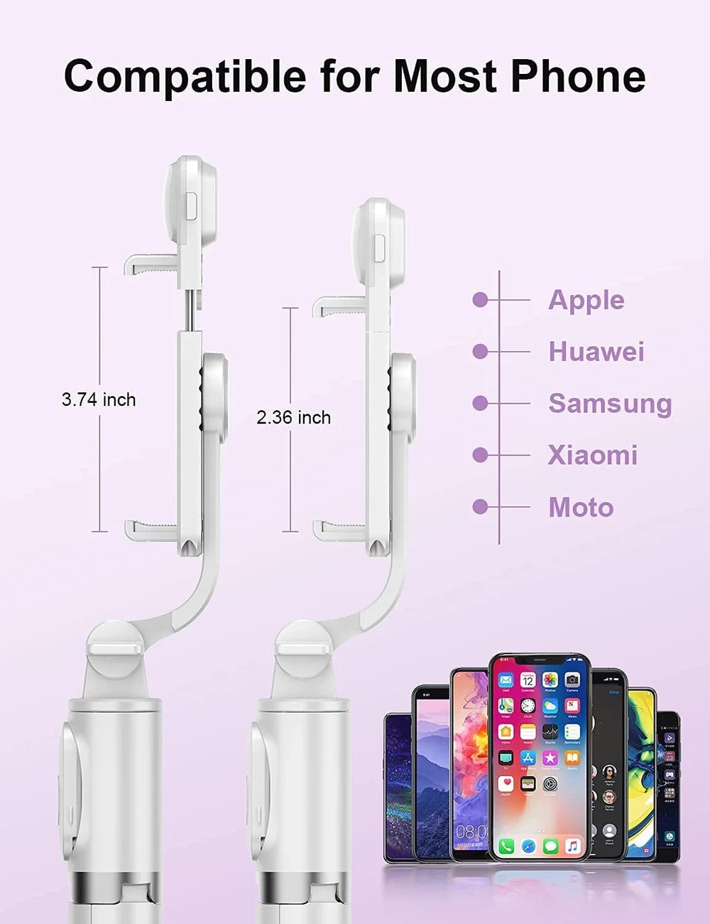 Foldable Bluetooth Selfie Stick