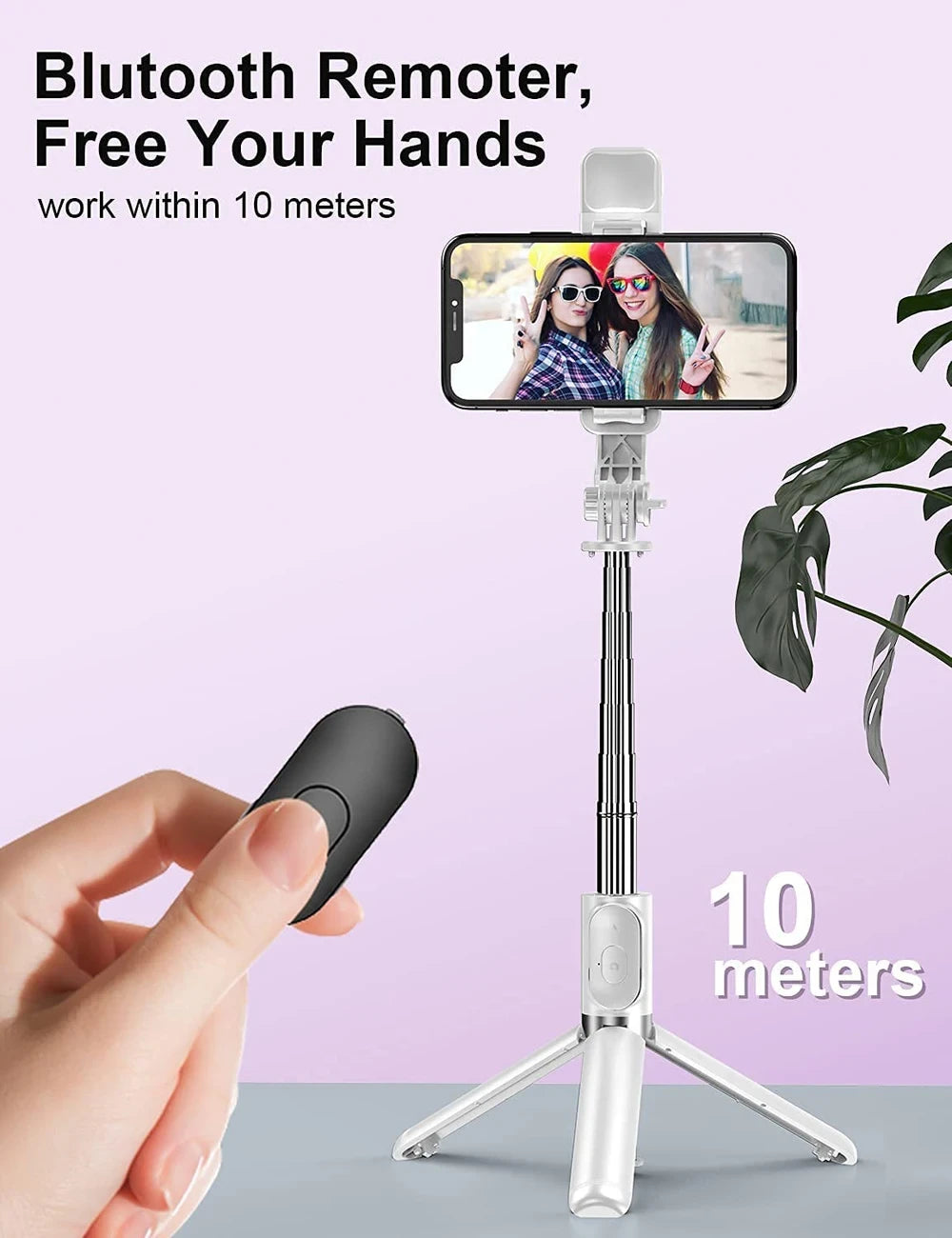 Foldable Bluetooth Selfie Stick