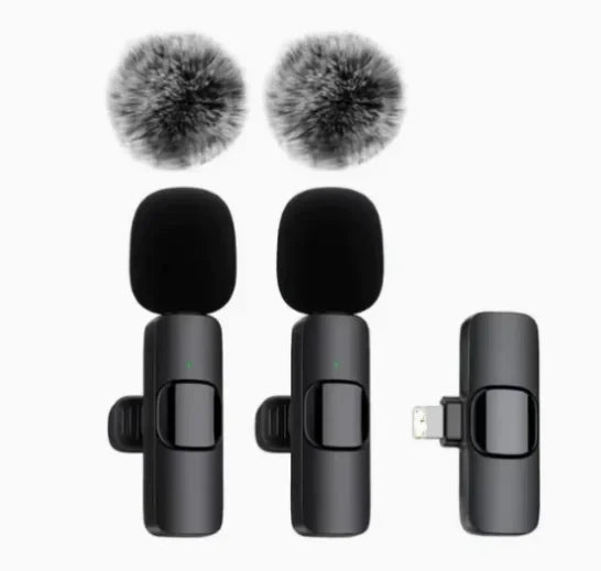 Wireless Clip-on Lavalier Microphones