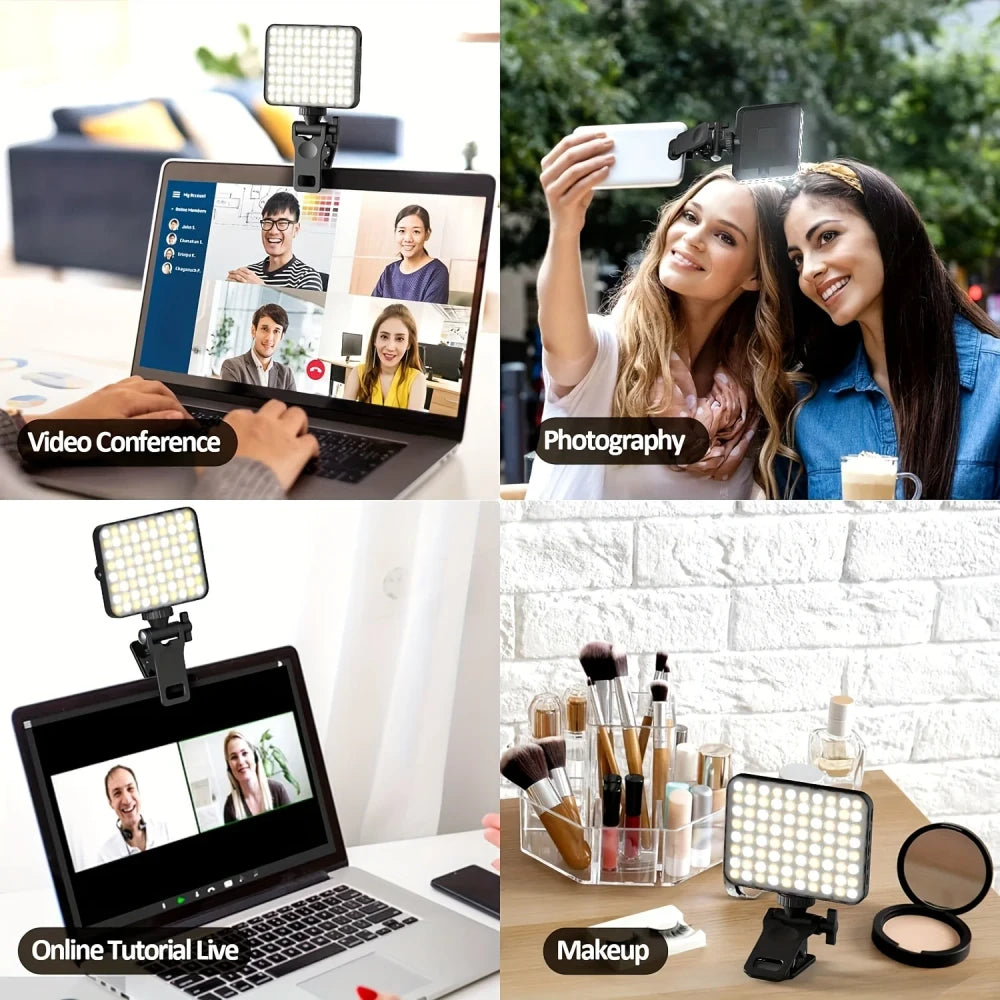 Rechargeable Magnetic LED Clip Light