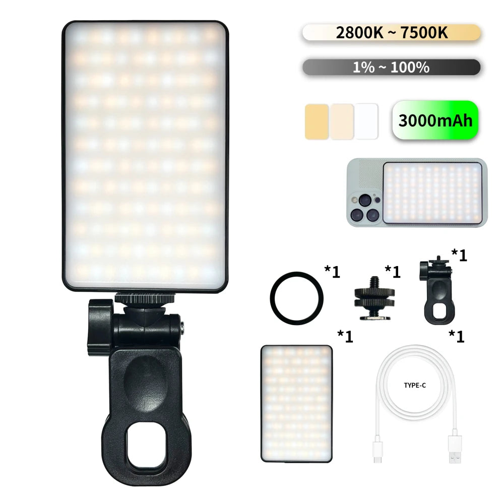 Rechargeable Magnetic LED Clip Light